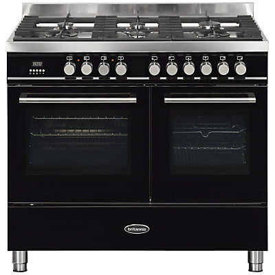 Britannia RC-10TG-QL Q-Line Dual Fuel Range Cooker Black
